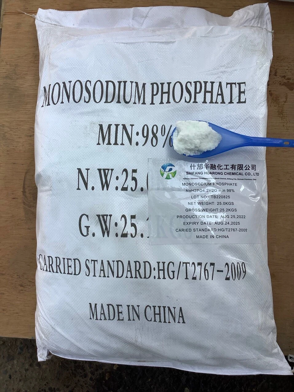 Sản phẩm Natri Dihydrogen Phosphate