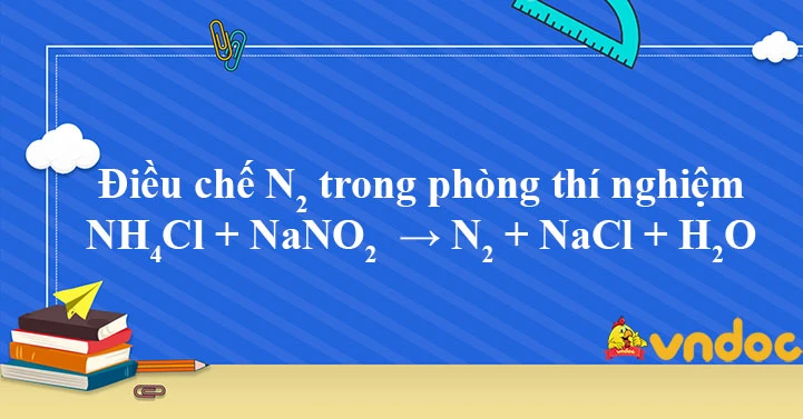 Phản ứng NaNO2 và NH4Cl