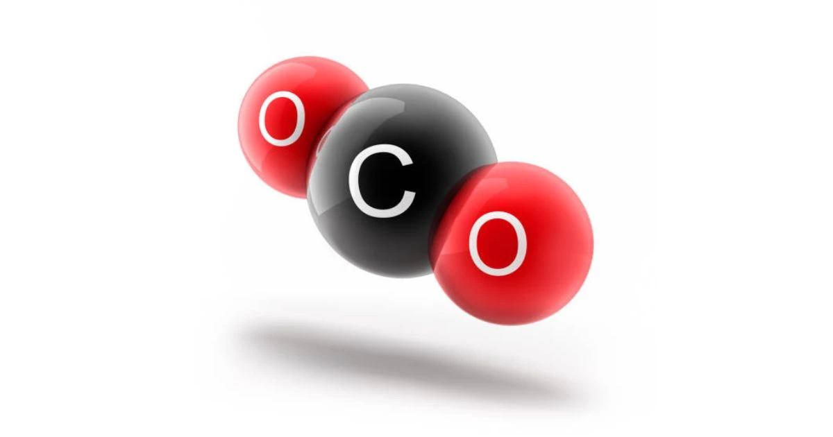 Molecule of CO2