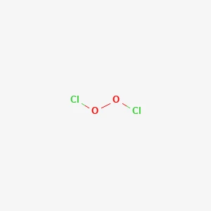 Cấu trúc phân tử của dichlorine peroxide