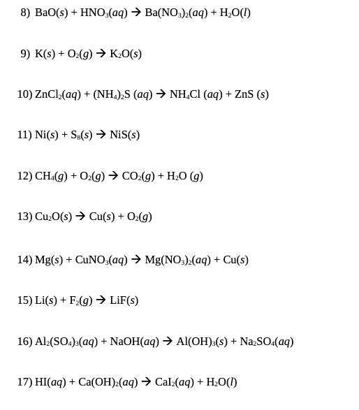 Barium Hydroxide