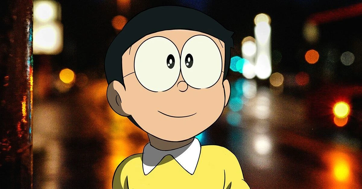 Hình ảnh Nobita tươi cười