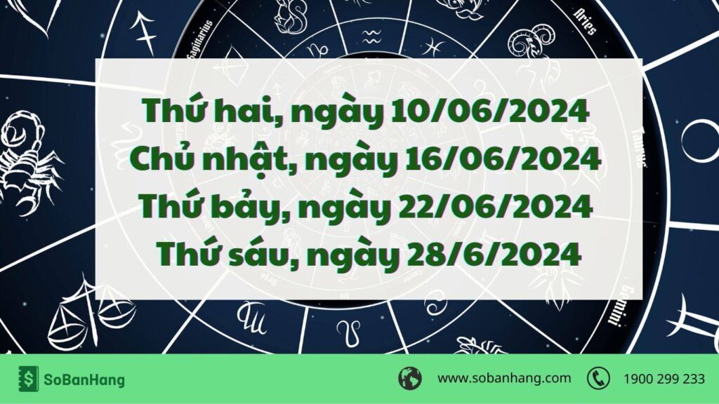 Ngày tốt mở cửa hàng khai trương tháng 06 năm 2024