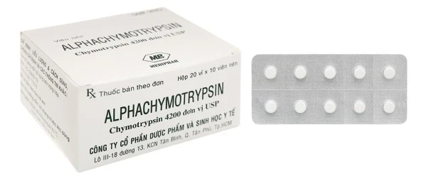 Alphachymotrypsin 4200 Mebiphar là thuốc gì và công dụng