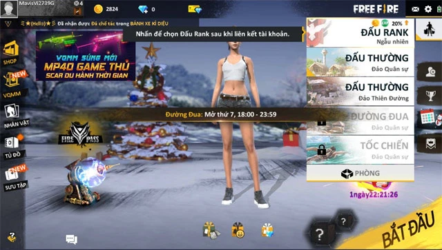 Garena Free Fire OB47 Game bắn súng sinh tồn miễn phí của Garena