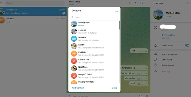 Telegram 5.9.0 Ứng dụng chat miễn phí