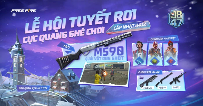 Garena Free Fire OB47 Game bắn súng sinh tồn miễn phí của Garena