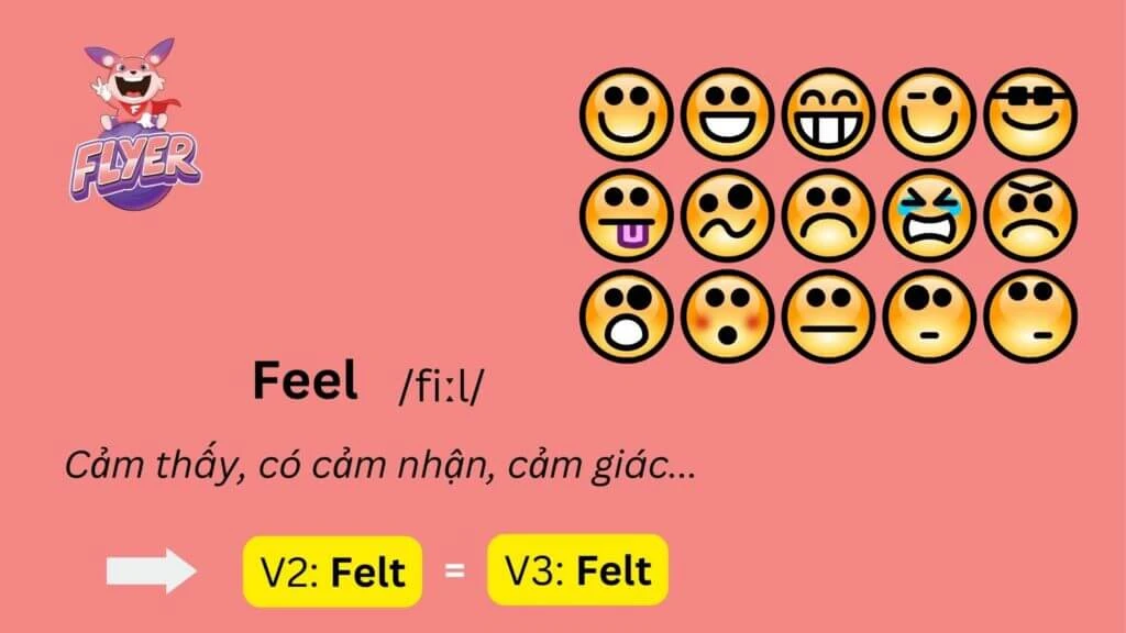 Quá khứ của “feel” là gì? Hướng dẫn chi tiết cách chia động từ “feel” ở dạng quá khứ (+ bài tập) 