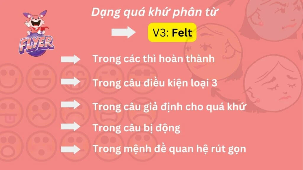 Quá khứ của “feel” là gì? Hướng dẫn chi tiết cách chia động từ “feel” ở dạng quá khứ (+ bài tập) 