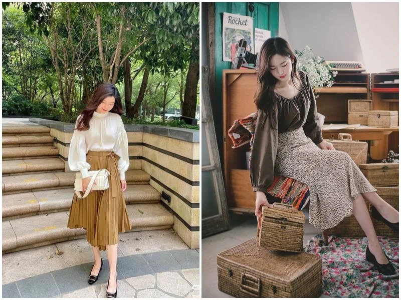 30 mẫu áo kiểu nữ đẹp giúp nàng phối đồ chuẩn fashionista